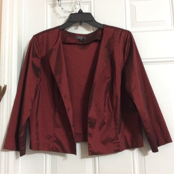 BCBG Jackets & Blazers - BCBG Burgundy Jacket/Cardigan Size L